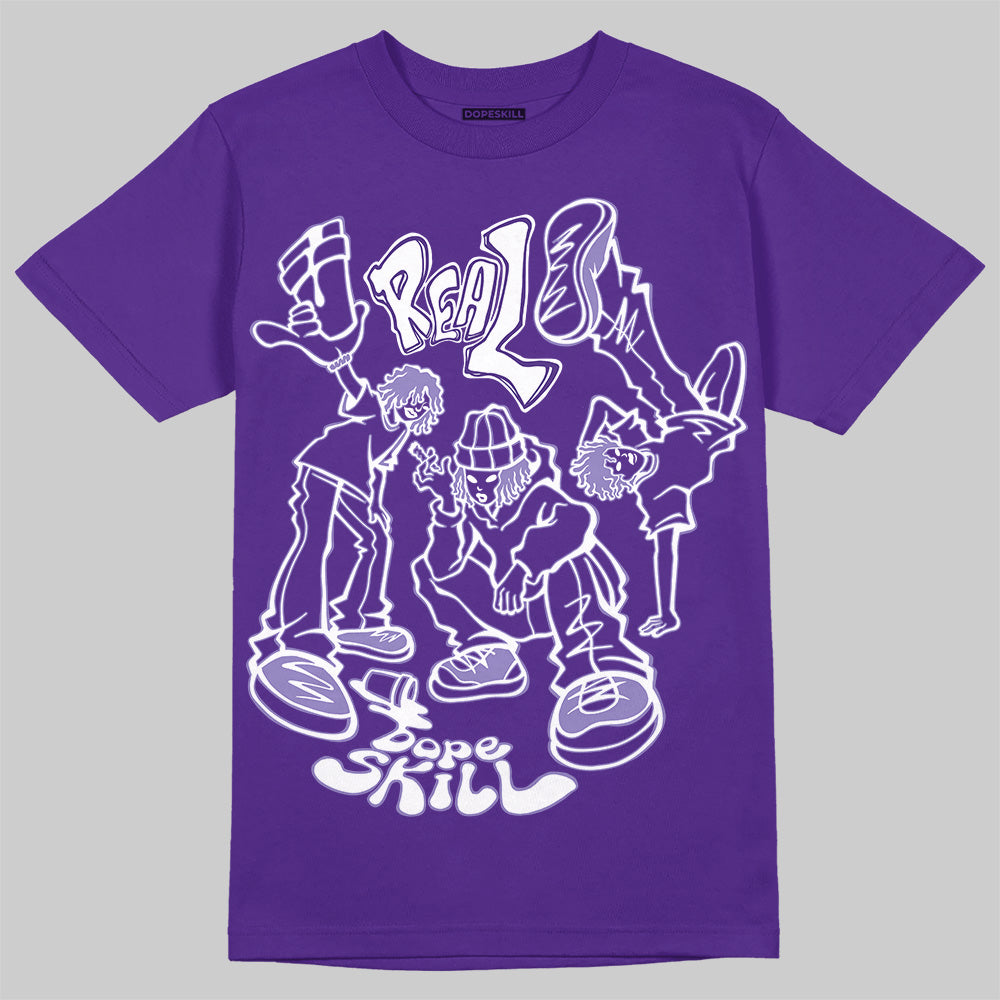 Grape 5s DopeSkill T-Shirt Real Y2K Players Graphic