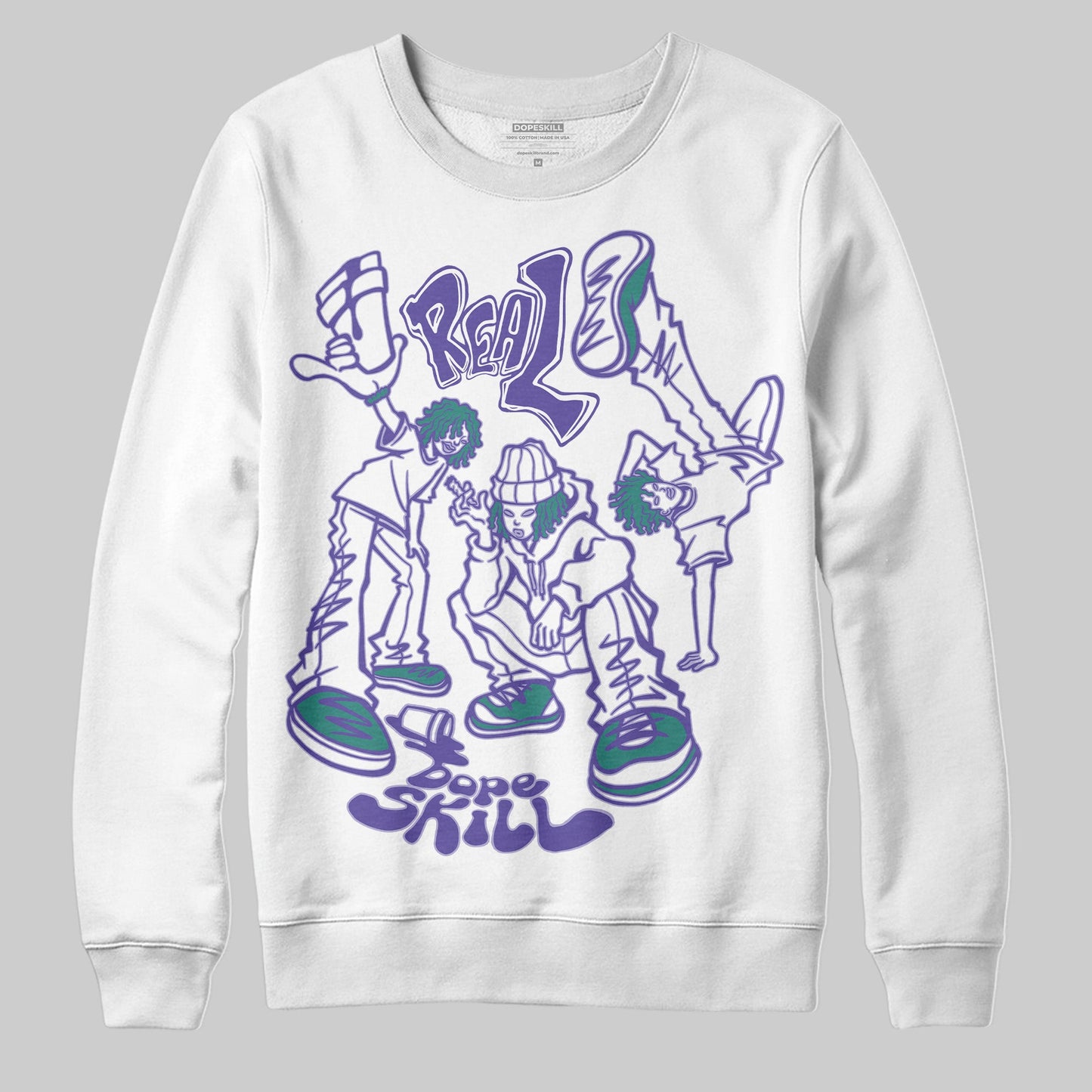 Grape 5s DopeSkill Sweatshirt Real Y2K Players Graphic