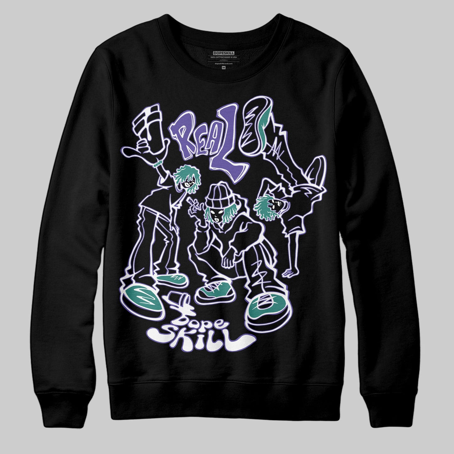 Grape 5s DopeSkill Sweatshirt Real Y2K Players Graphic