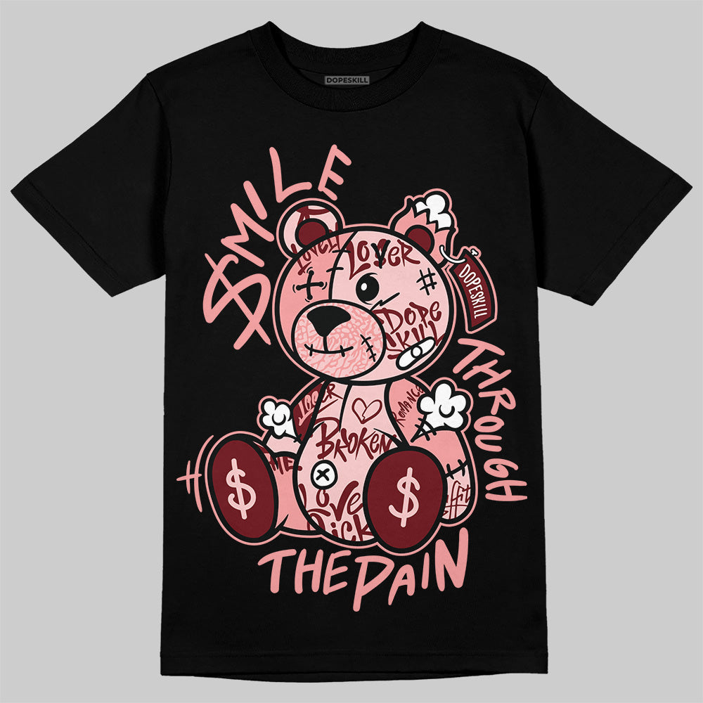 VALENTINE'S Day 3s DopeSkill T-Shirt Smile Through The Pain Graphic