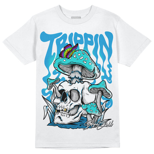 Military Blue 4s DopeSkill T-Shirt Trippin Graphic