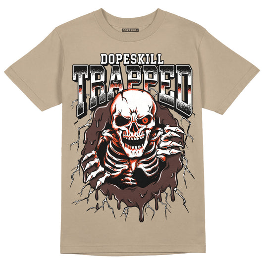 Latte 1s DopeSkill Medium Brown T-shirt Trapped Halloween Graphic