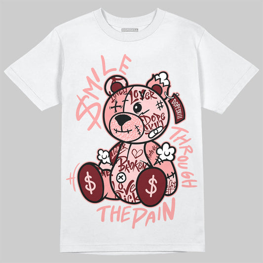 VALENTINE'S Day 3s DopeSkill T-Shirt Smile Through The Pain Graphic