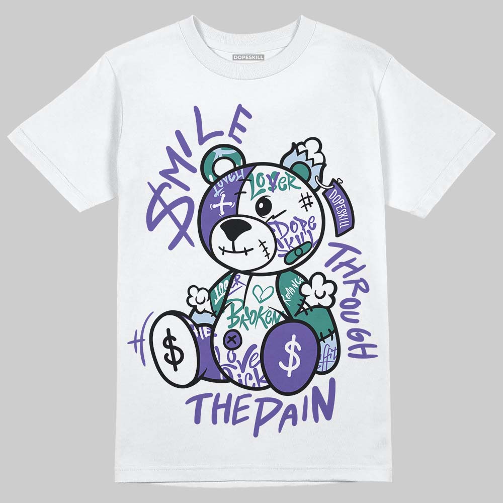 Grape 5s DopeSkill T-Shirt Smile Through The Pain Graphic