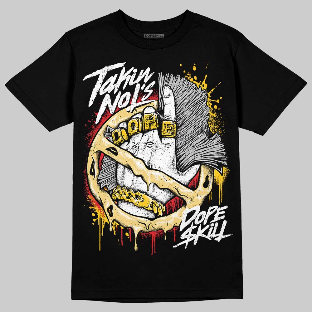 Quai 54 x Tour Yellow Black 1s DopeSkill T-Shirt Takin No L's Graphic