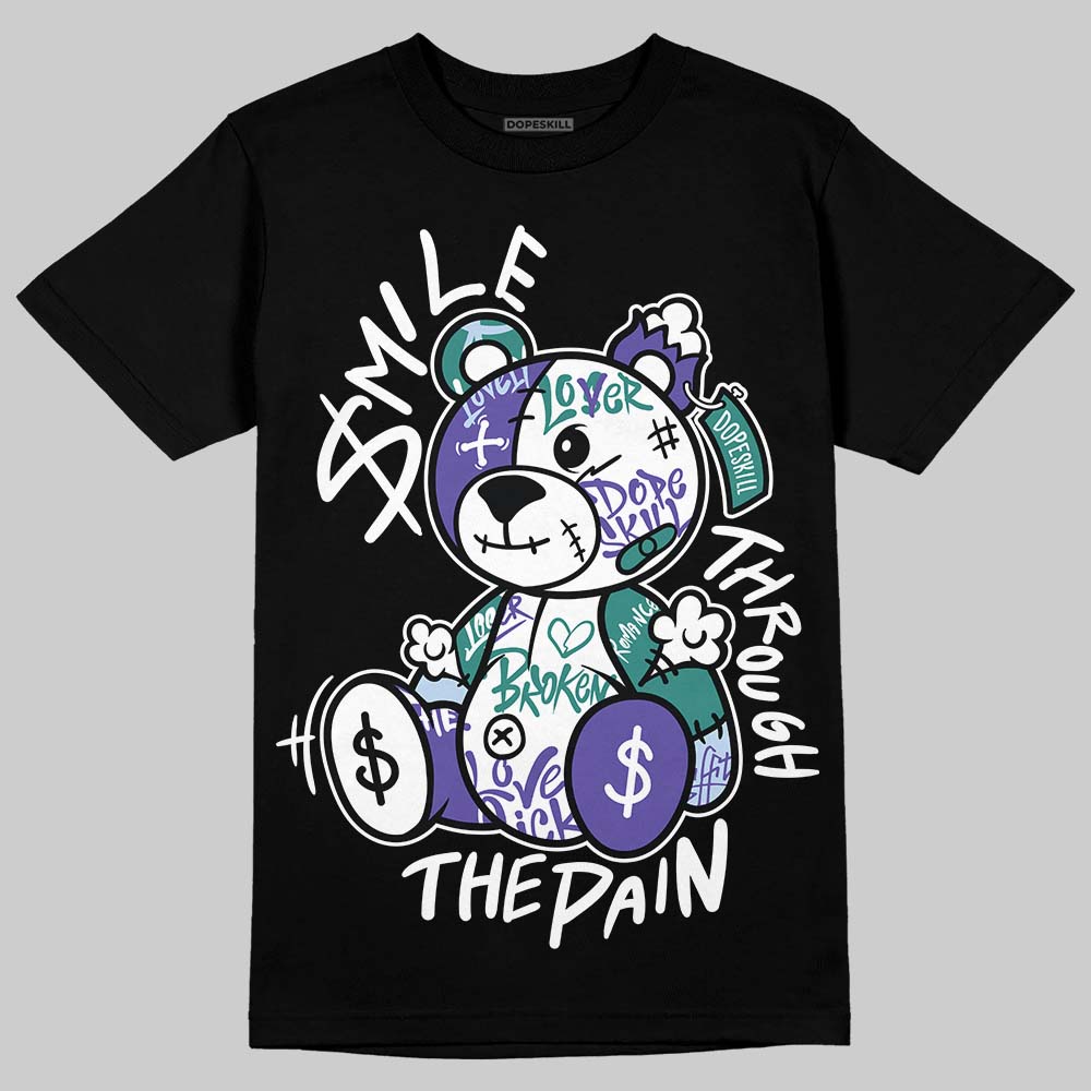 Grape 5s DopeSkill T-Shirt Smile Through The Pain Graphic