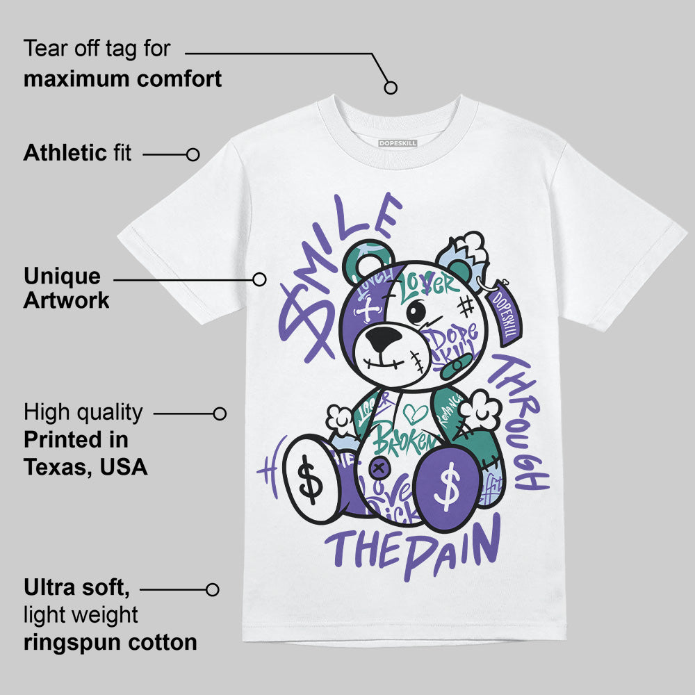 Grape 5s DopeSkill T-Shirt Smile Through The Pain Graphic