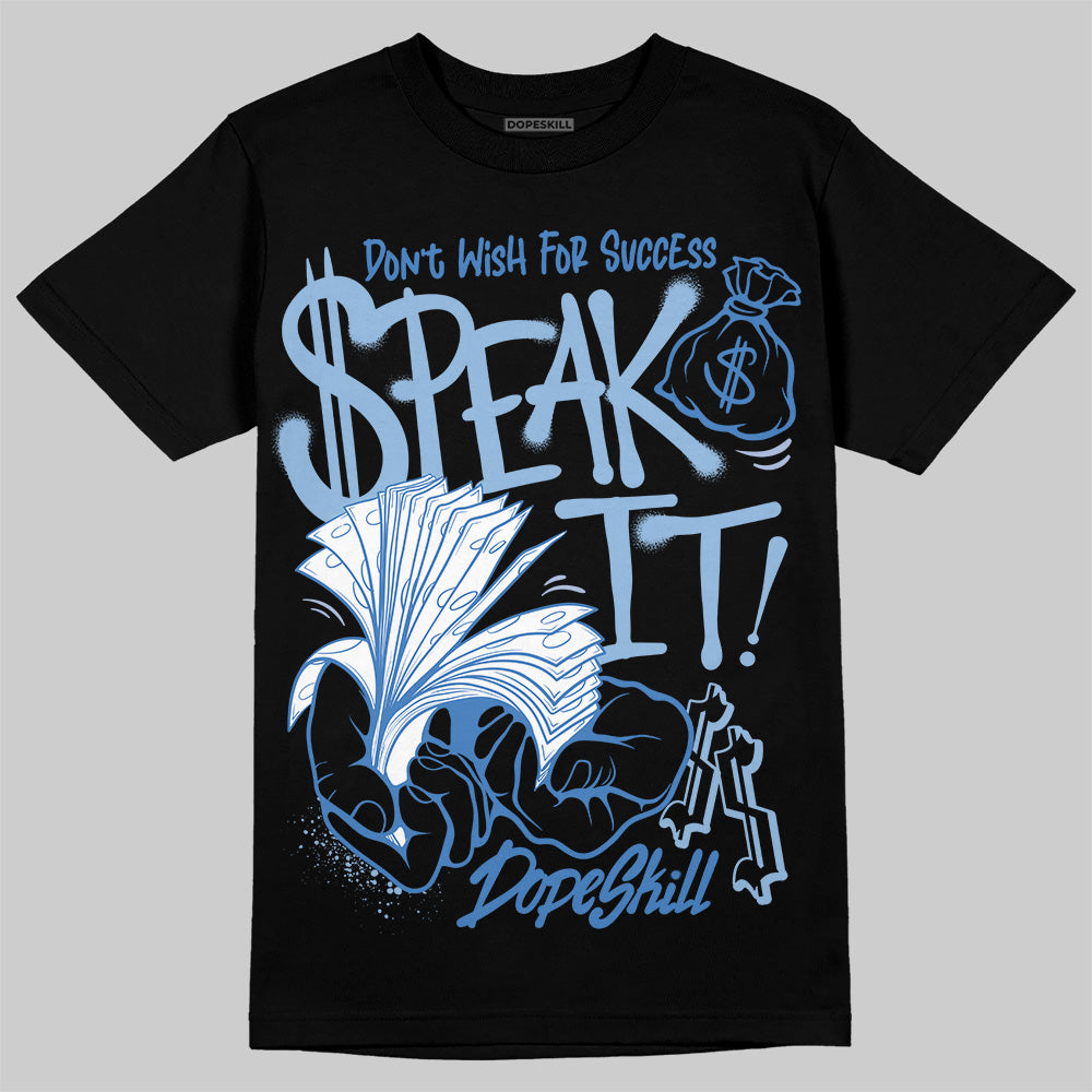 Women's Runner Sneaker Light Blue DopeSkill T-Shirt Speak It Graphic