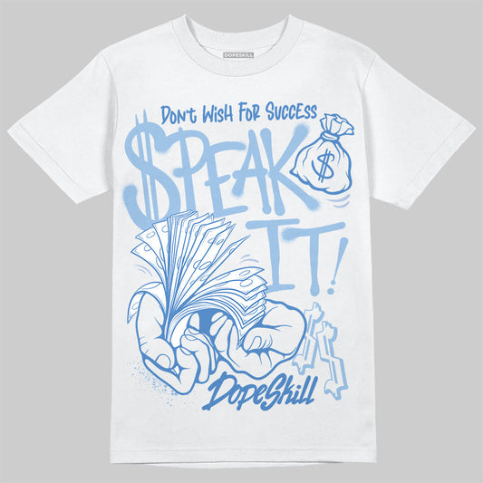 Women's Runner Sneaker Light Blue DopeSkill T-Shirt Speak It Graphic