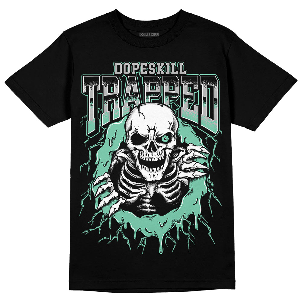 Green Glow 3s DopeSkill T-Shirt Trapped Halloween Graphic