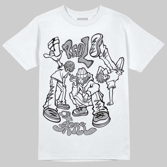 White Cement 4s DopeSkill T-Shirt Real Y2K Players Graphic