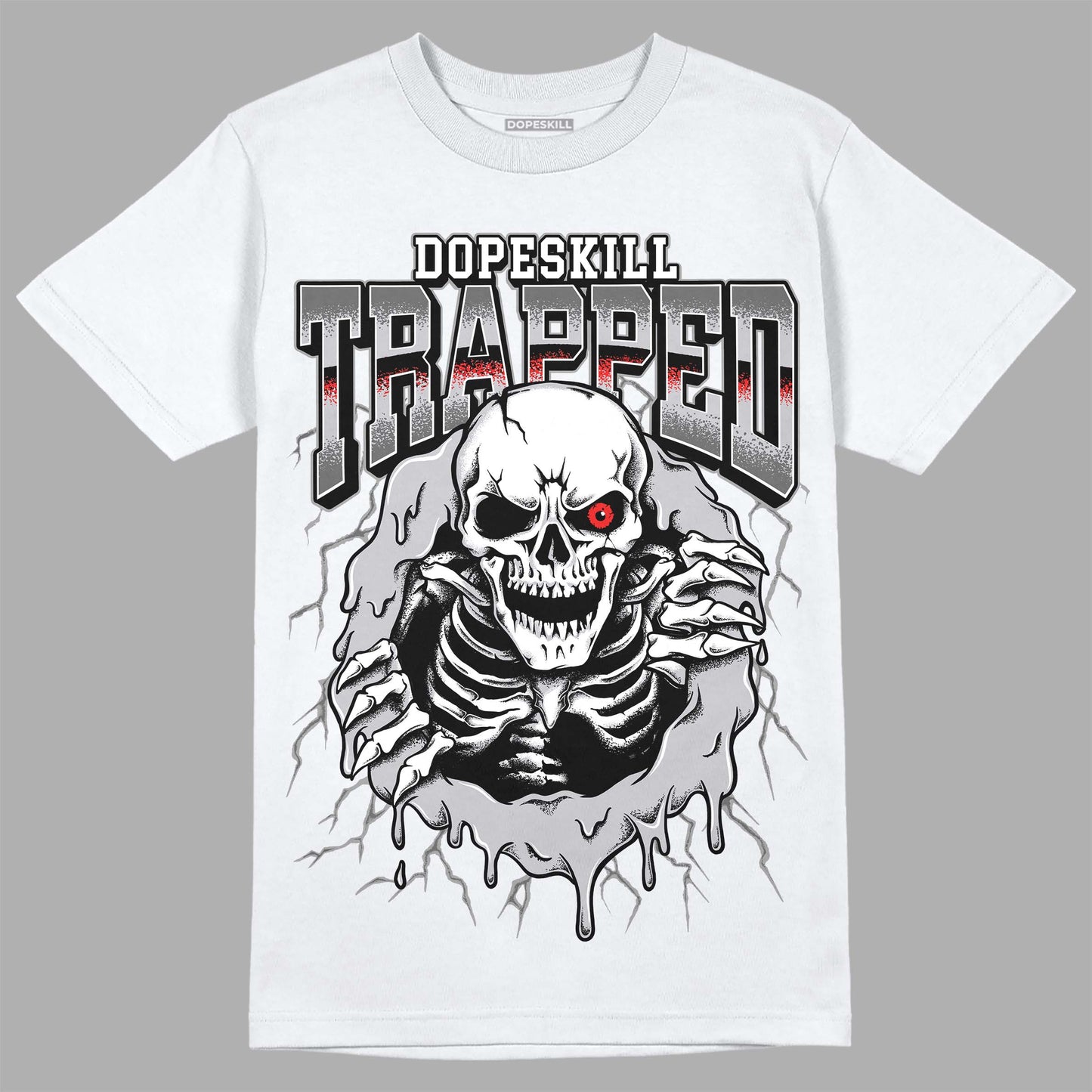 Grey Collection DopeSkill T-Shirt Trapped Halloween Graphic