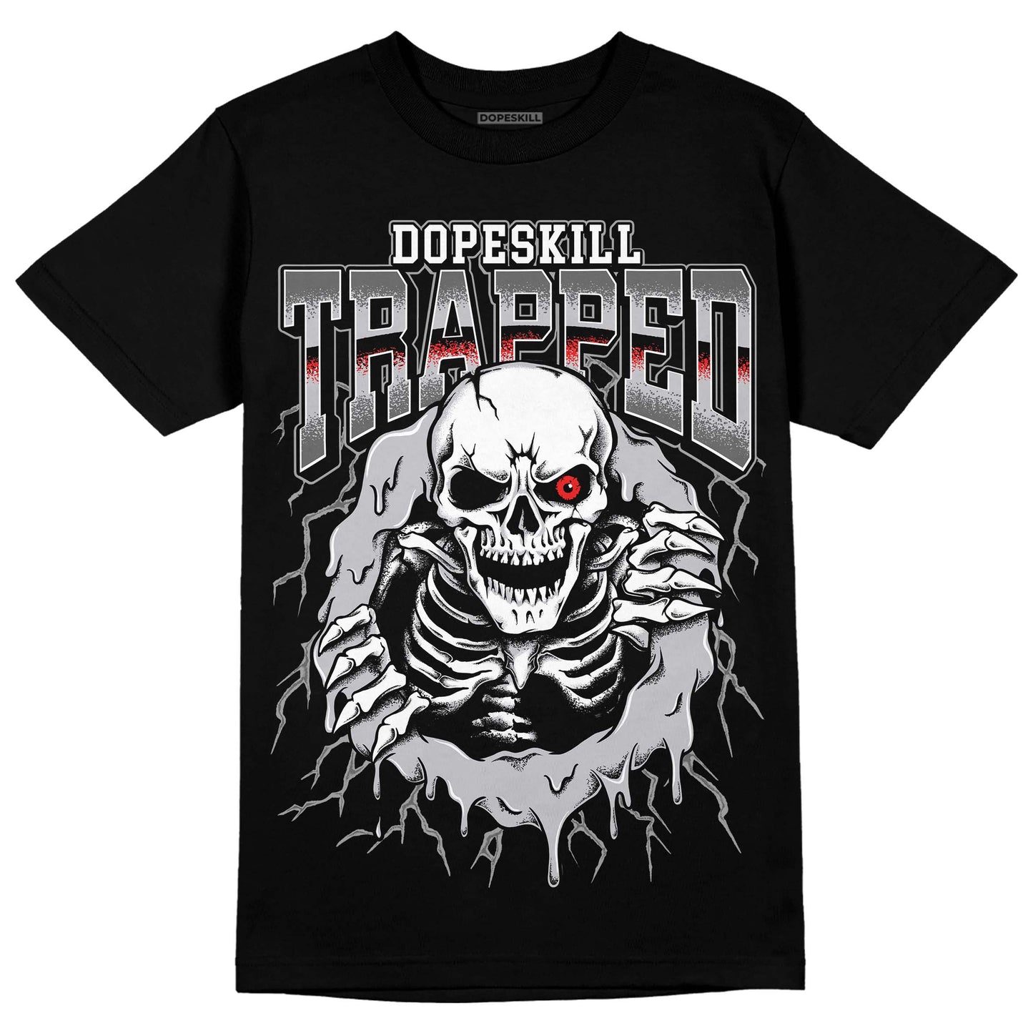 Grey Collection DopeSkill T-Shirt Trapped Halloween Graphic
