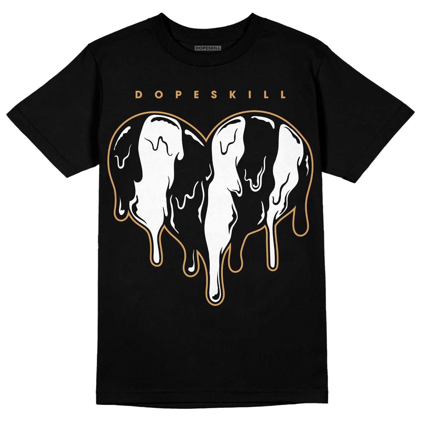 Gratitude 11s DopeSkill T-Shirt Slime Drip Heart Graphic