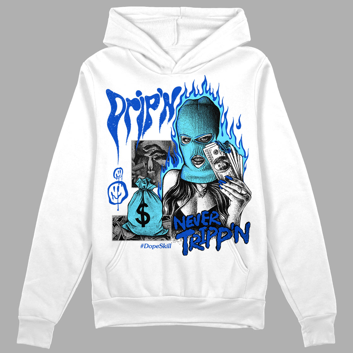 SB Dunk Argon DopeSkill Hoodie Sweatshirt Drip'n Never Tripp'n Graphic