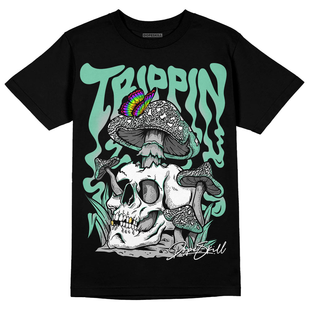 Green Glow 3s DopeSkill T-Shirt Trippin Graphic