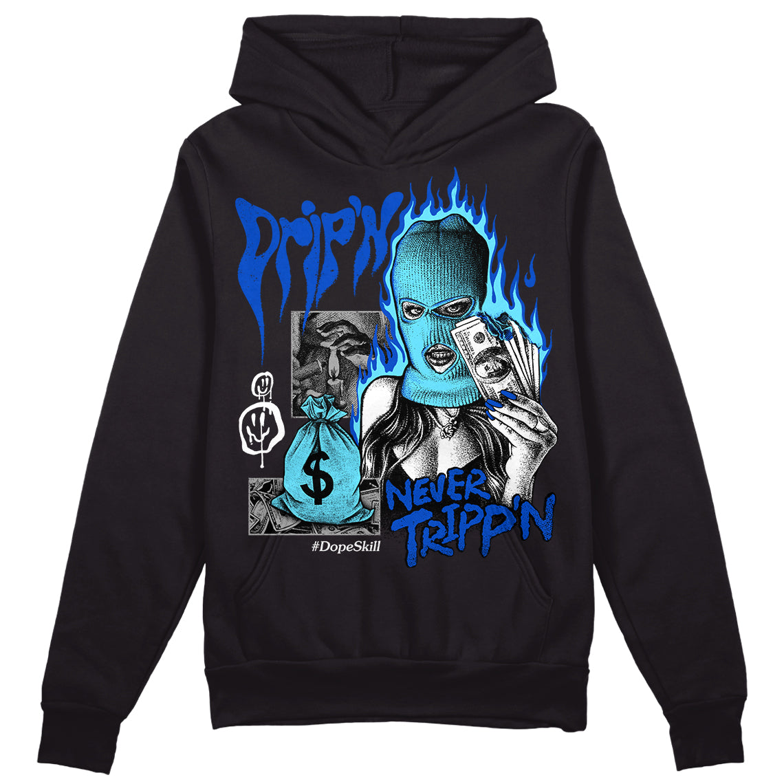 SB Dunk Argon DopeSkill Hoodie Sweatshirt Drip'n Never Tripp'n Graphic