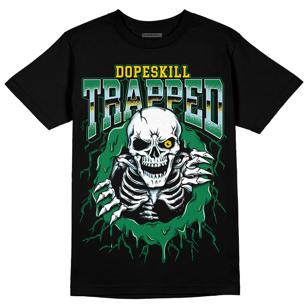 Lucky Green 5s DopeSkill T-Shirt Trapped Halloween Graphic
