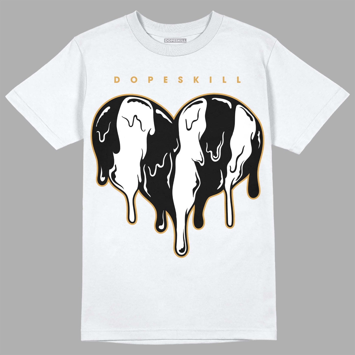Gratitude 11s DopeSkill T-Shirt Slime Drip Heart Graphic
