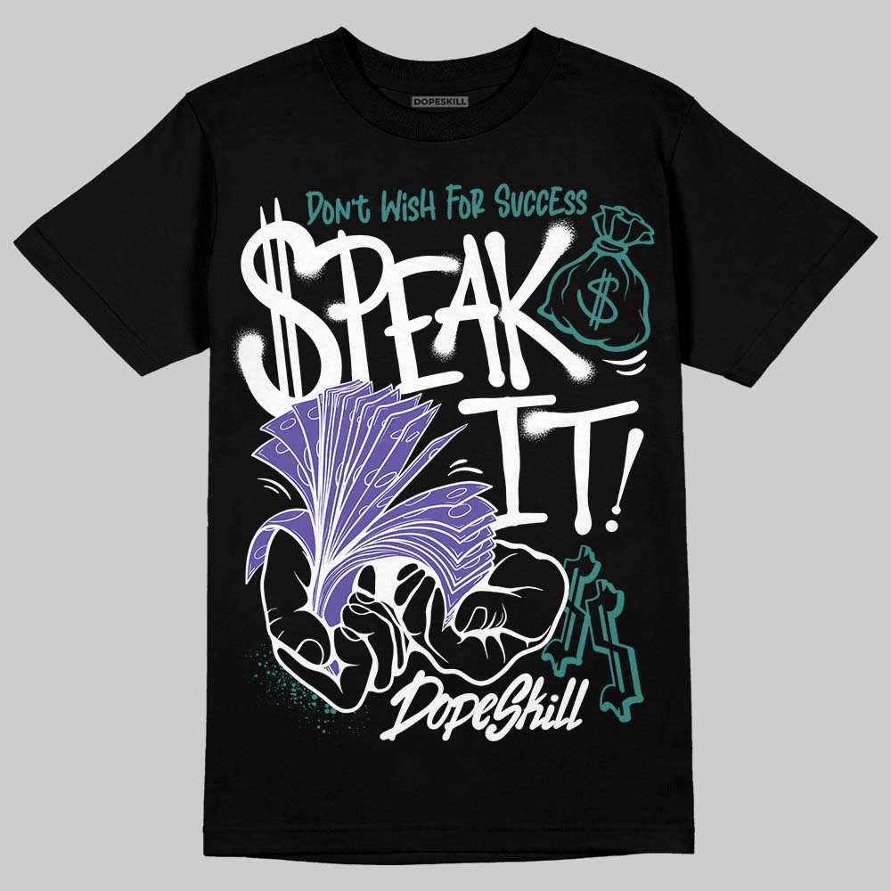 Grape 5s DopeSkill T-Shirt Speak It Graphic
