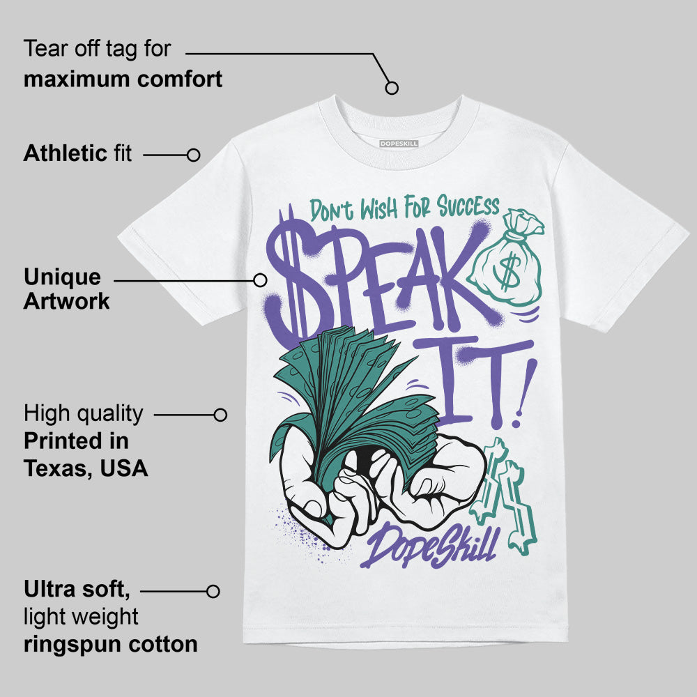 Grape 5s DopeSkill T-Shirt Speak It Graphic