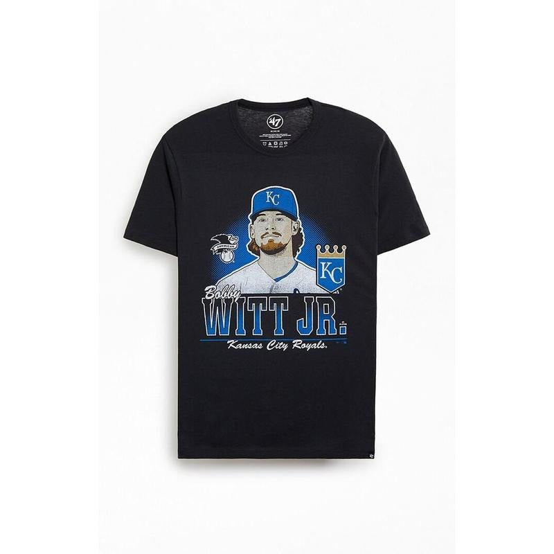 47 Brand Men's Kansas City Royals Bobby Witt Jr. T-Shirt - Multicolor Hoodie, Sweatshirt | HypeCrazeTee.com