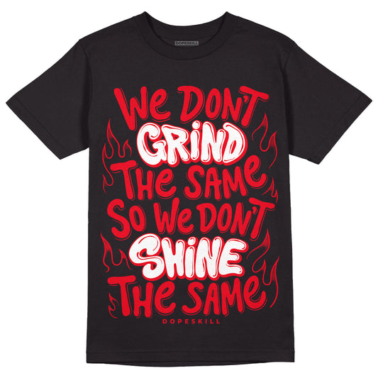 Red Thunder 4s DopeSkill T-shirt Grind Shine Graphic