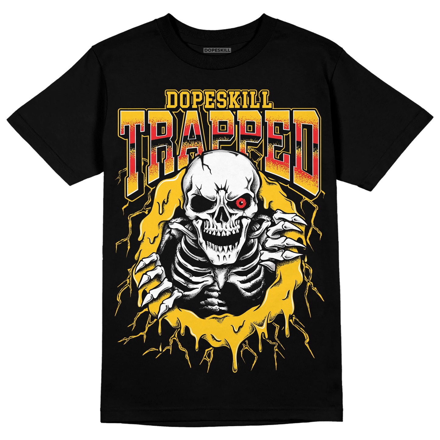 Yellow Collection DopeSkill T-Shirt Trapped Halloween Graphic