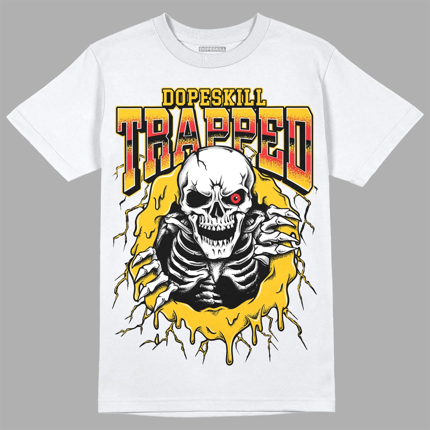 Yellow Collection DopeSkill T-Shirt Trapped Halloween Graphic