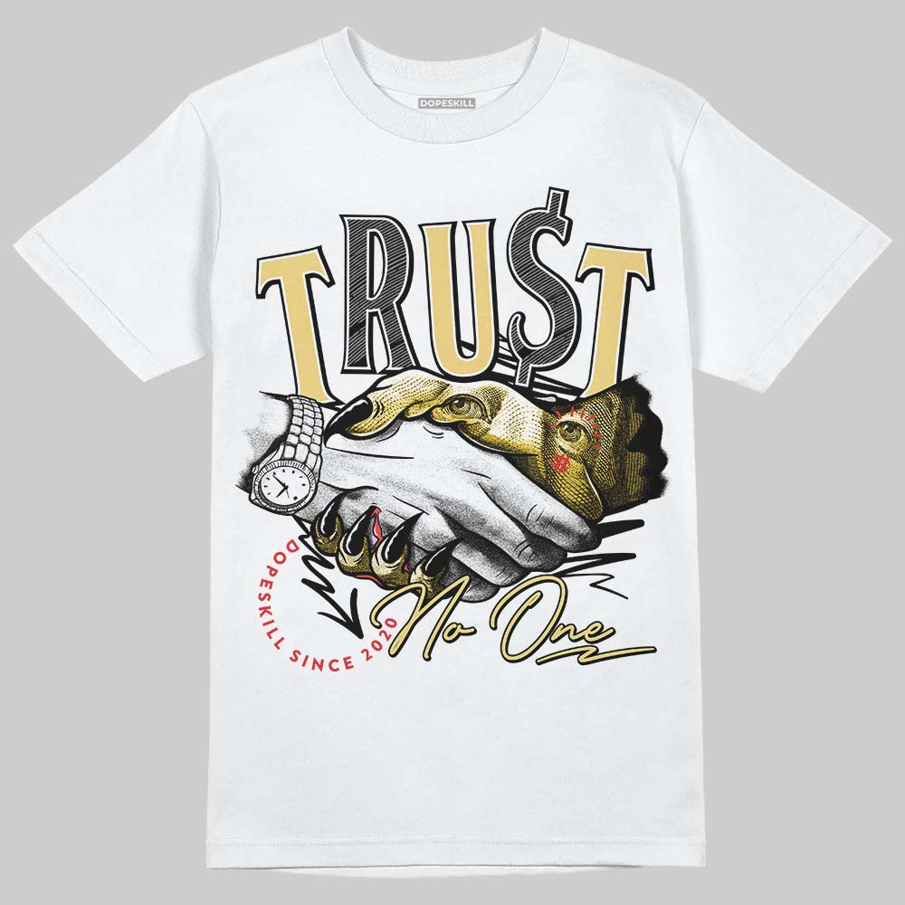 Quai 54 x Tour Yellow Black 1s DopeSkill T-Shirt Trust No One Graphic