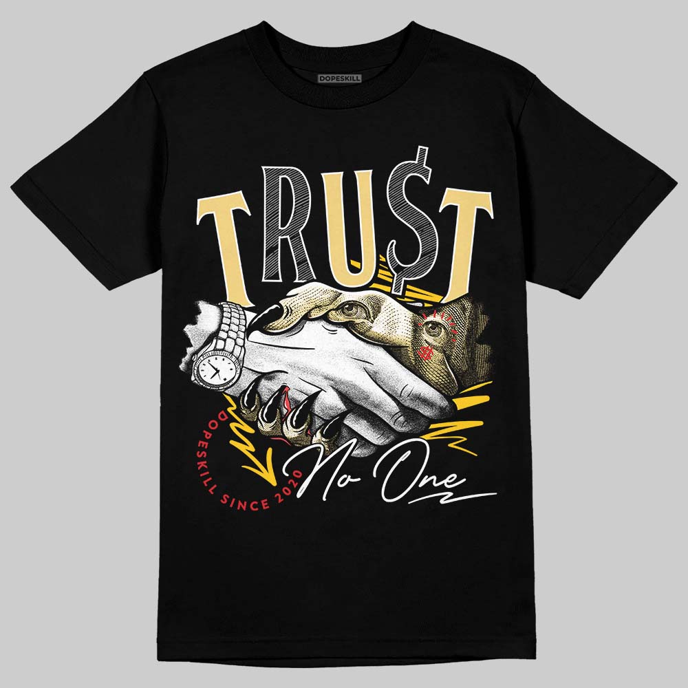 Quai 54 x Tour Yellow Black 1s DopeSkill T-Shirt Trust No One Graphic