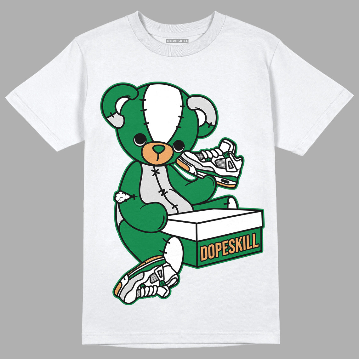 Pine Green 4s DopeSkill T-Shirt Sneakerhead BEAR Graphic
