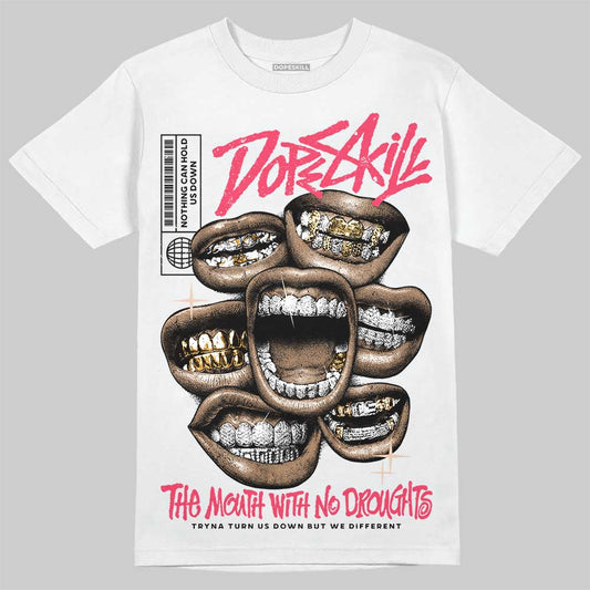 Peanut Butter Jelly 5s DopeSkill T-Shirt The Mouth With No Droughts Graphic