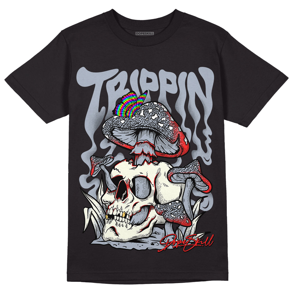 White Cement Reimagined 3s DopeSkill T-Shirt Trippin Graphic