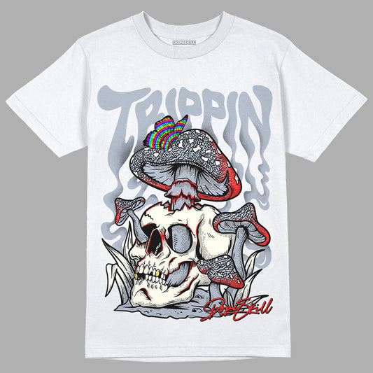 White Cement Reimagined 3s DopeSkill T-Shirt Trippin Graphic
