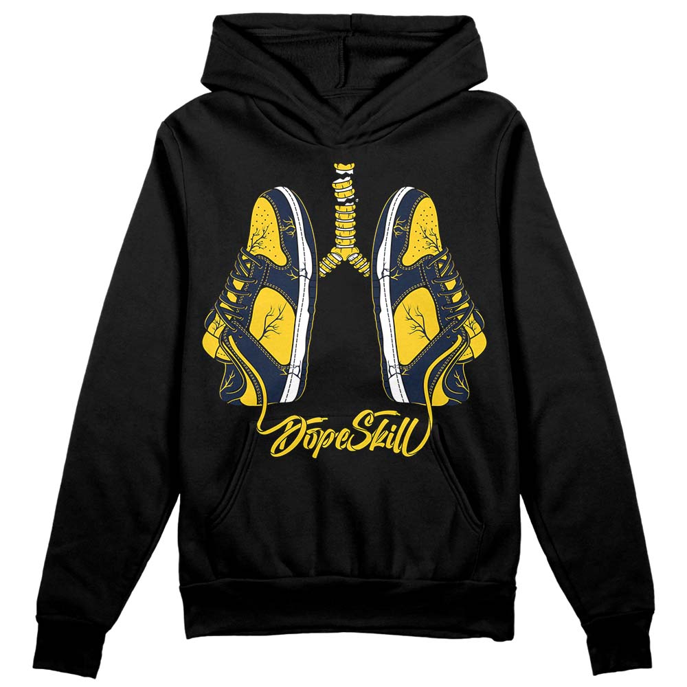 Michigan Dunks DopeSkill Hoodie Sweatshirt Breathe Graphic