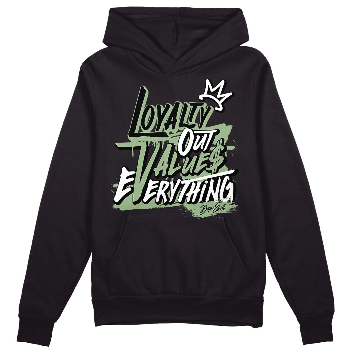 Seafoam 4s DopeSkill Hoodie Sweatshirt LOVE Graphic