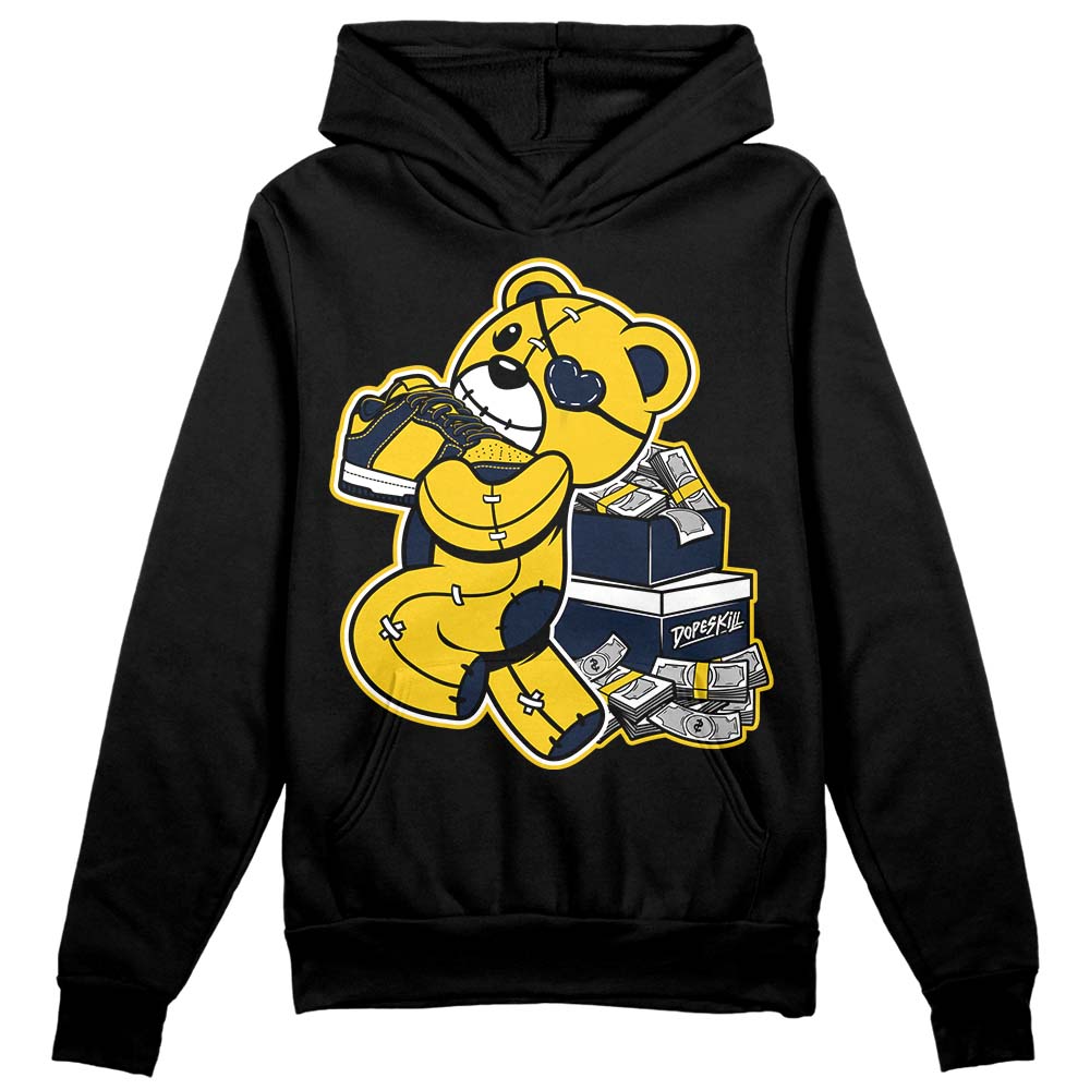 Michigan Dunks DopeSkill Hoodie Sweatshirt Bear Steals Sneaker Graphic