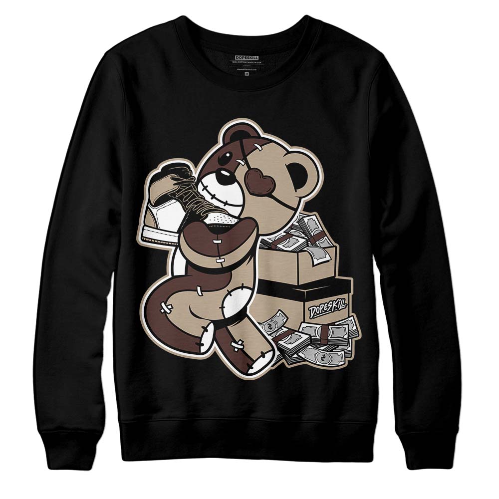 Latte 1s DopeSkill Sweatshirt Bear Steals Sneaker Graphic