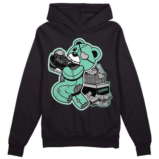Green Glow 3s DopeSkill Hoodie Sweatshirt Bear Steals Sneaker Graphic
