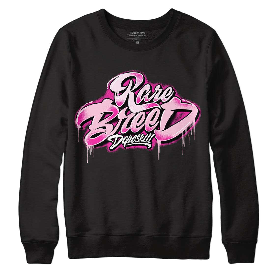 Triple Pink Dunk Low DopeSkill Sweatshirt Rare Breed Type Graphic