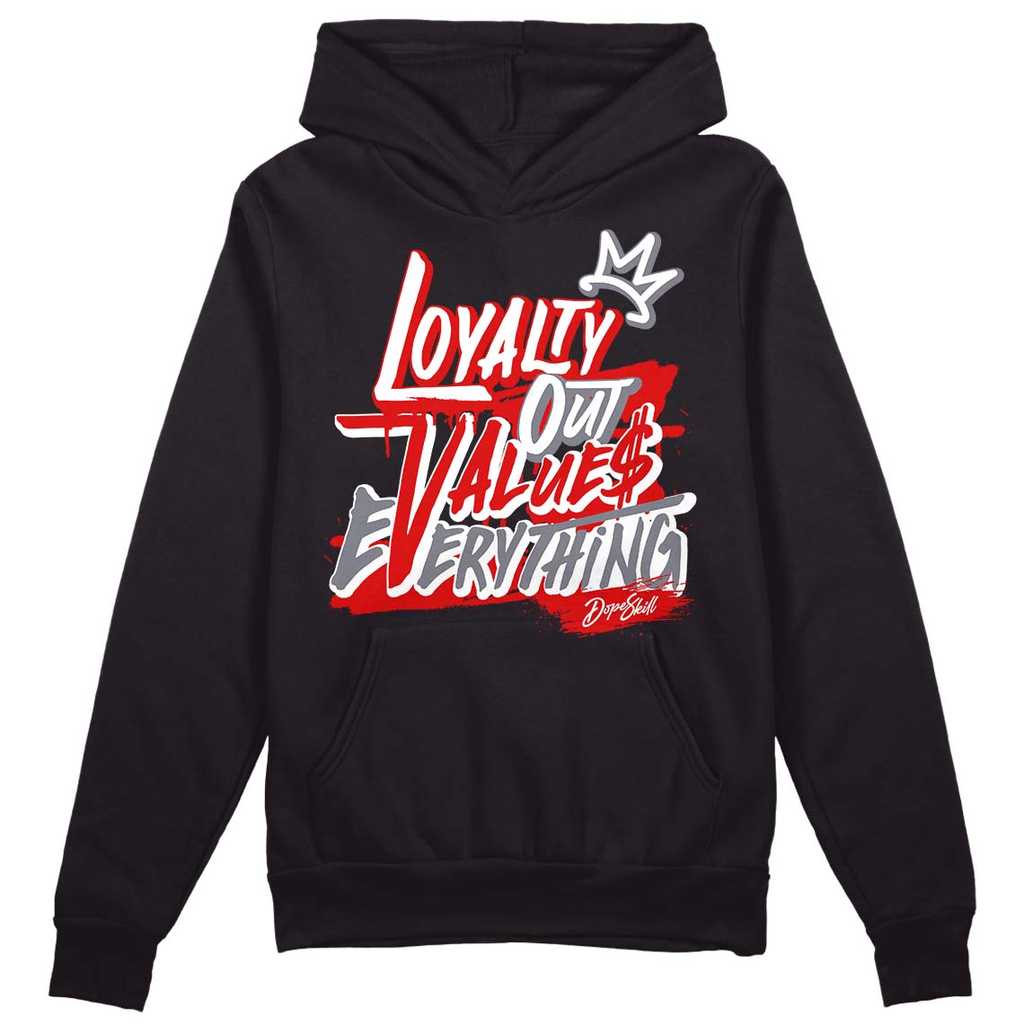 Gym Red 9s DopeSkill Hoodie Sweatshirt LOVE Graphic
