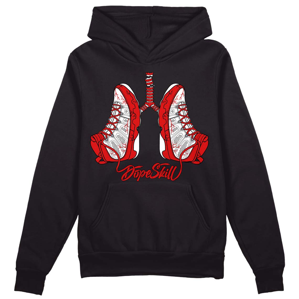 Gym Red 9s DopeSkill Hoodie Sweatshirt Breathe Graphic