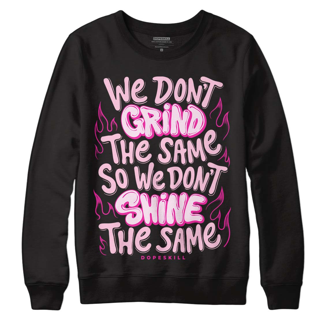 Triple Pink Dunk Low DopeSkill Sweatshirt Grind Shine Graphic