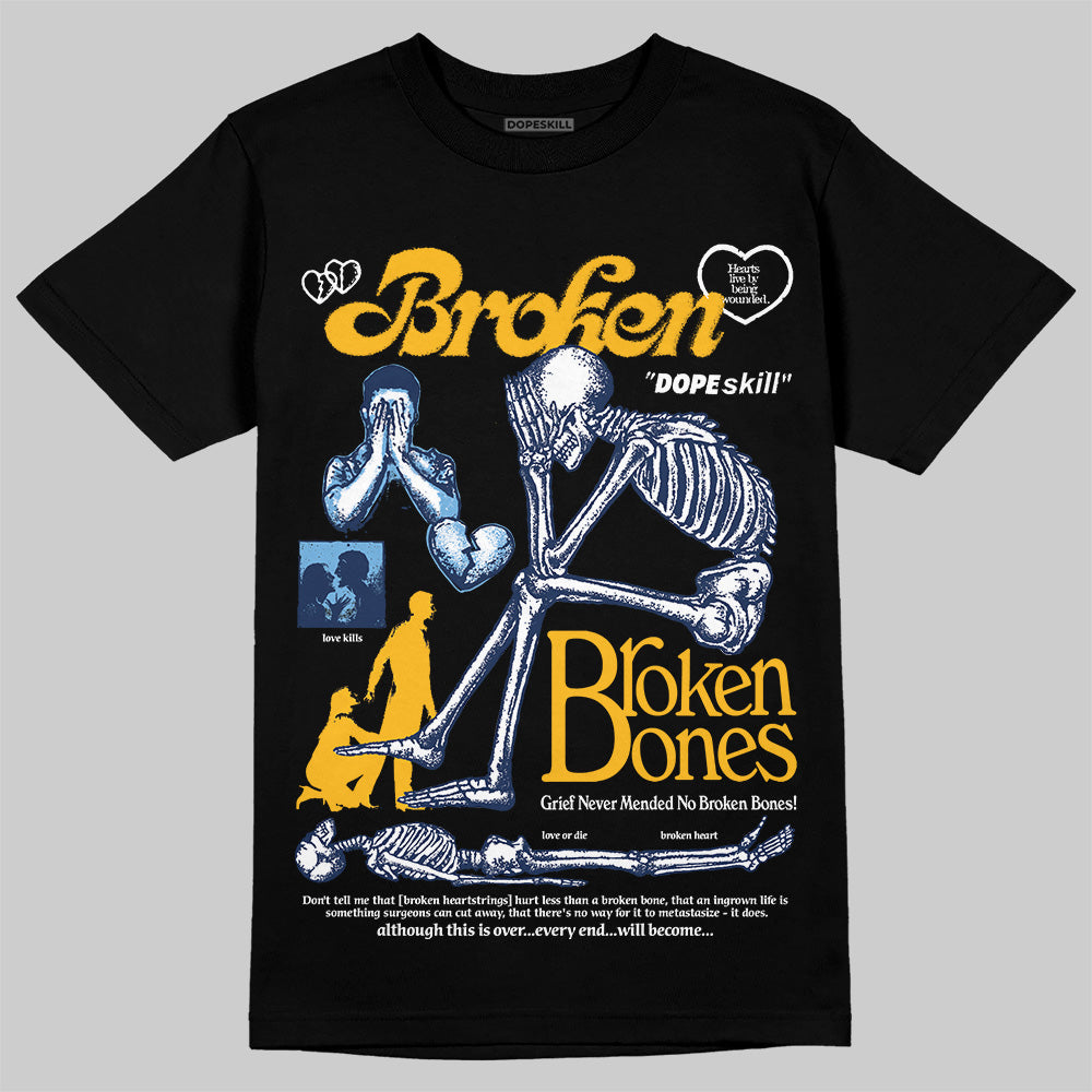 Retro Dunk From Above 4s DopeSkill T-Shirt Broken Bones Graphic