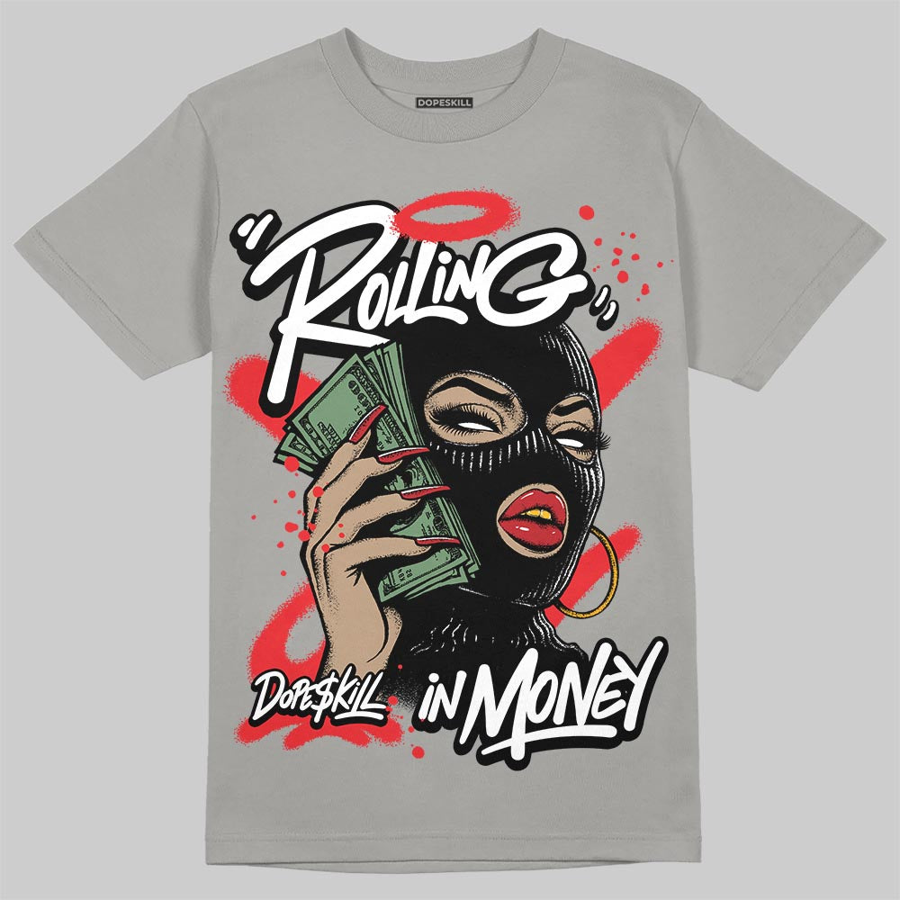 Grey Collection DopeSkill T-Shirt Rolling in Money Graphic