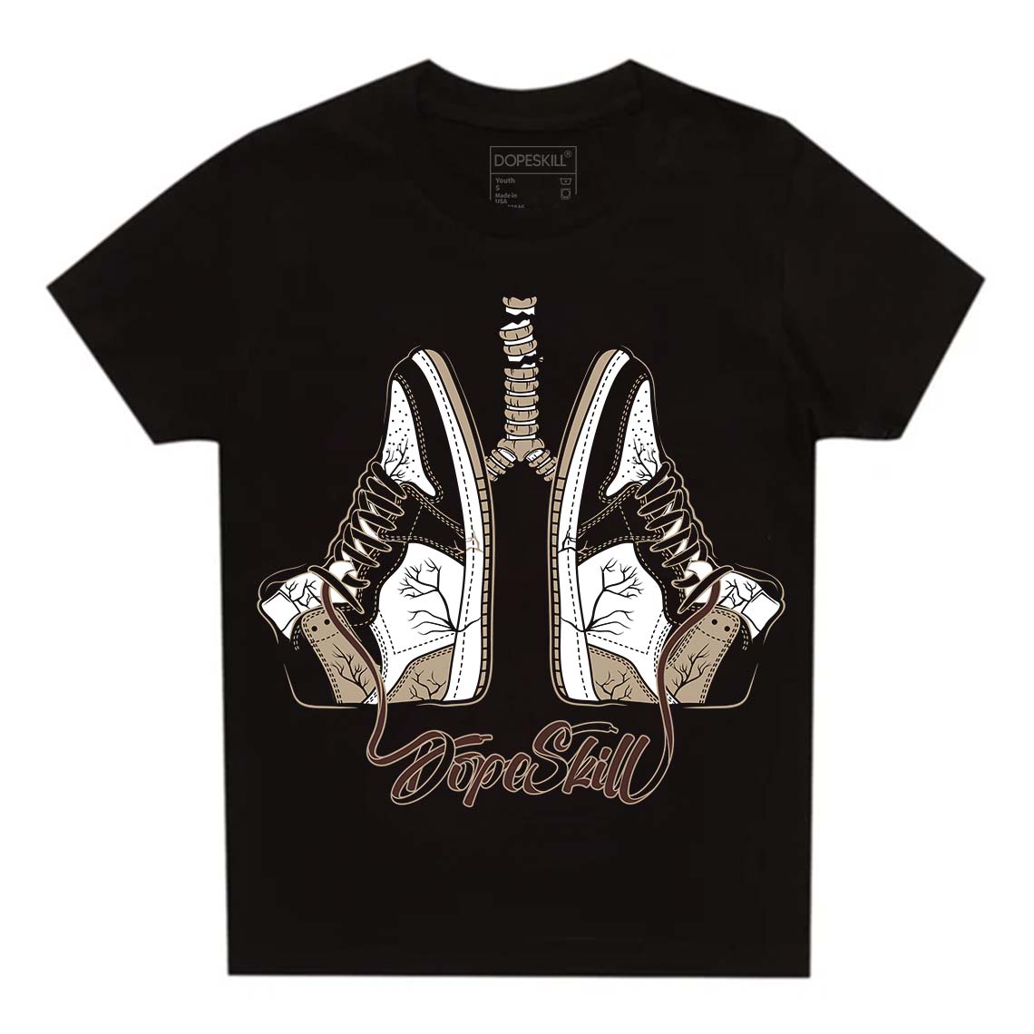 Latte 1s DopeSkill Toddler Kids T-shirt Breathe Graphic