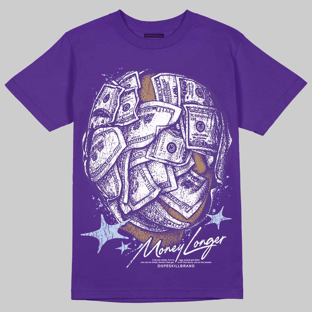 Grape 5s DopeSkill T-Shirt Money Longer Graphic