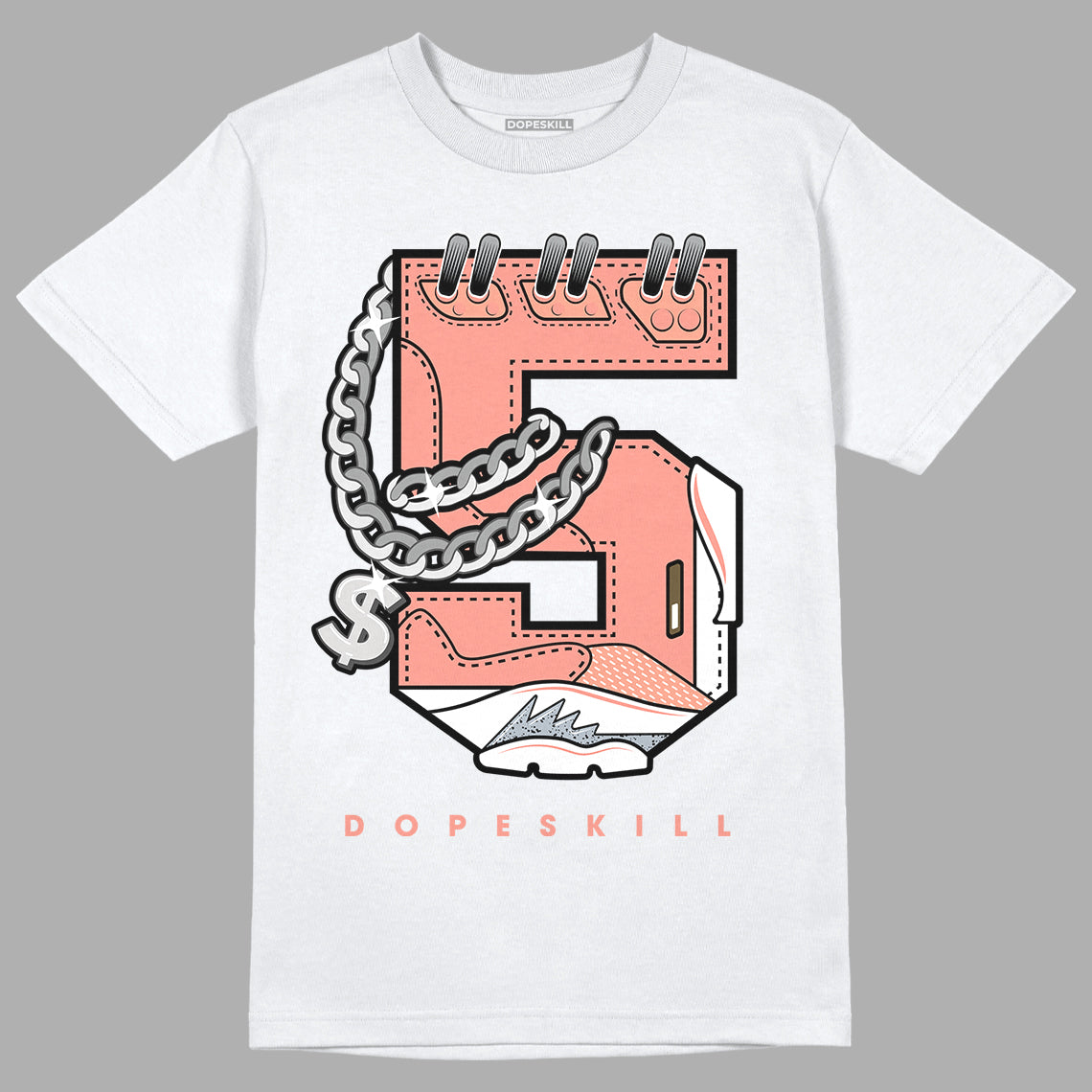 Crimson Bliss 5s DopeSkill T-Shirt No.5 Graphic