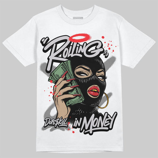 Grey Collection DopeSkill T-Shirt Rolling in Money Graphic